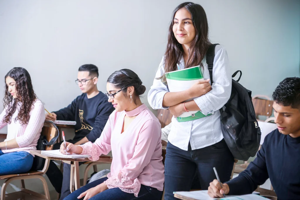 Estudiantes del colegio